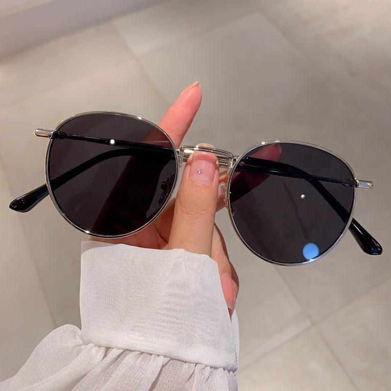 Wholesale New small round frame anti-glare sunglasses